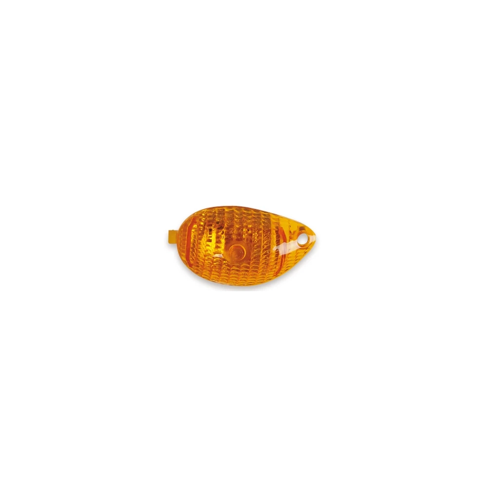 Verre de clignotant avant gauche orange CE