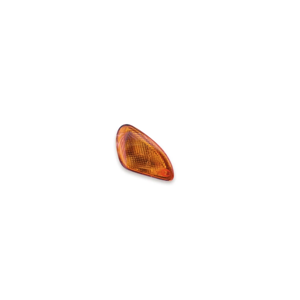 Verre de clignotant avant gauche orange CE 