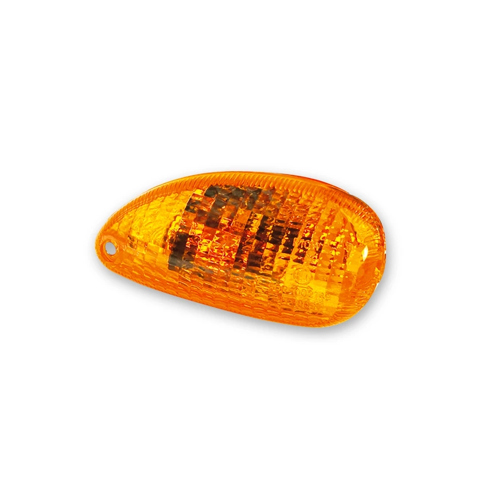 Verre de clignotant arrière gauche orange CE