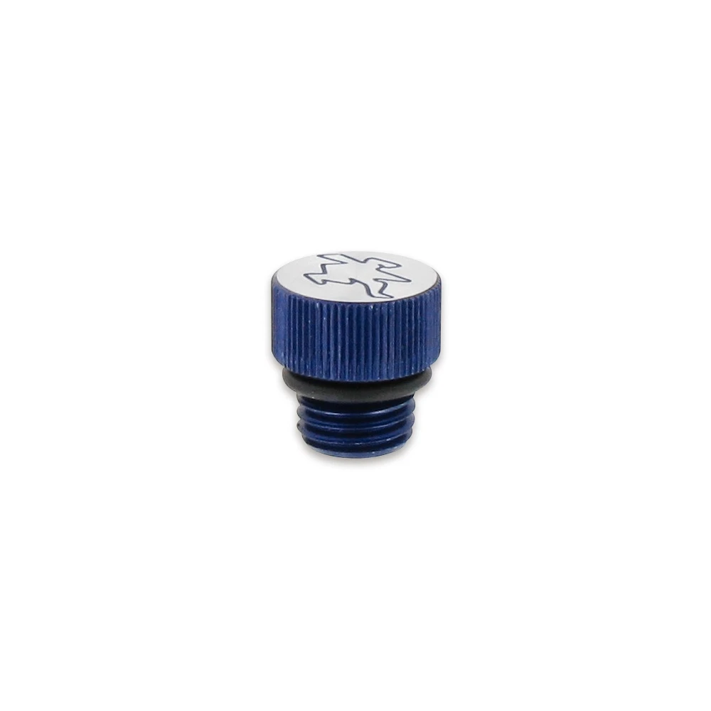 Bouchon carter d'huile Minarelli AM6 bleu