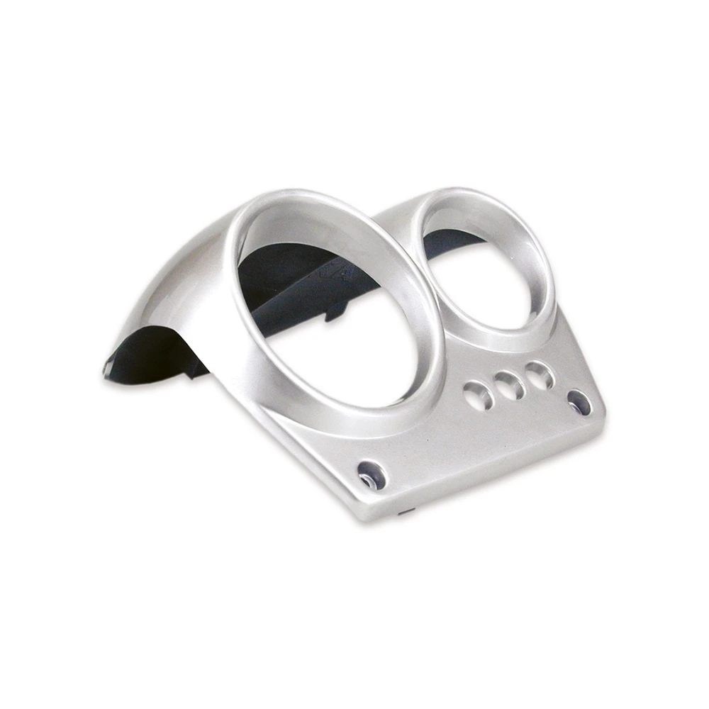 Couvre compteur adapt Nitro/Aerox gris métal