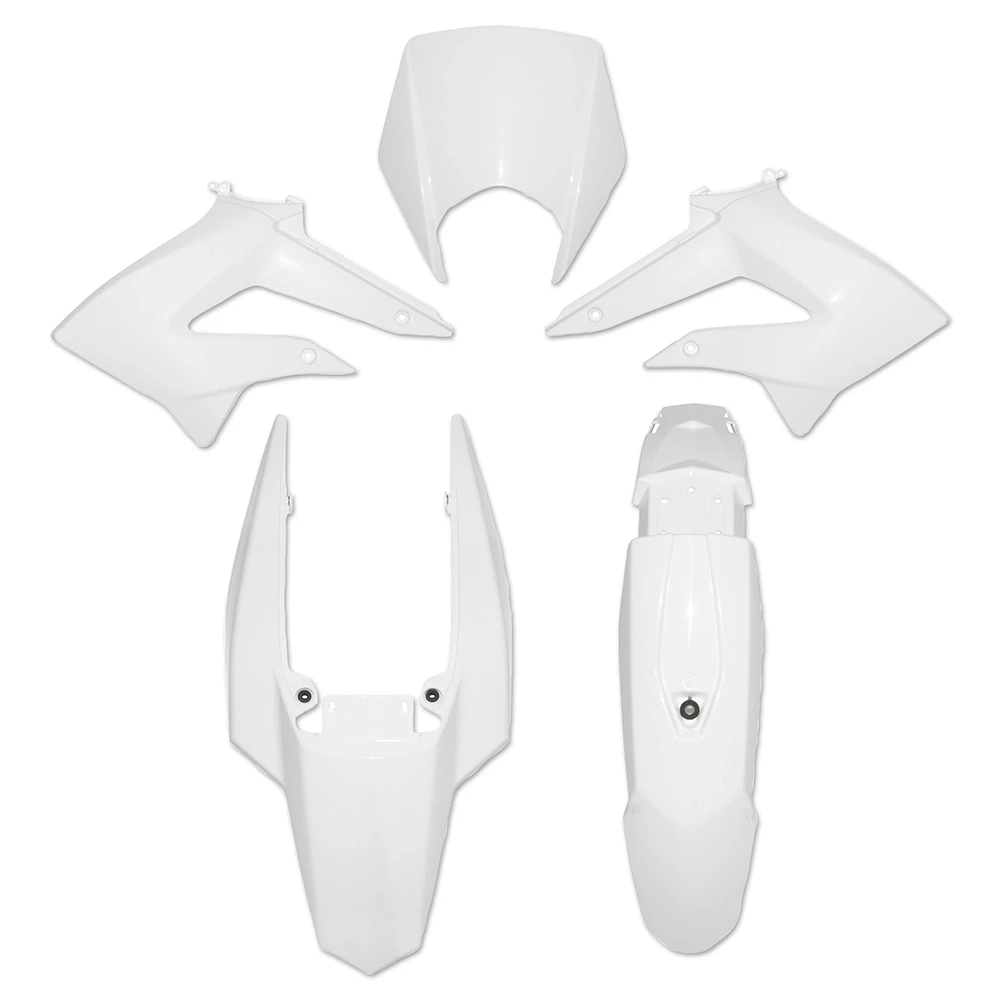 Kit 5pcs habillage Derbi Senda DRD blanc 2011->