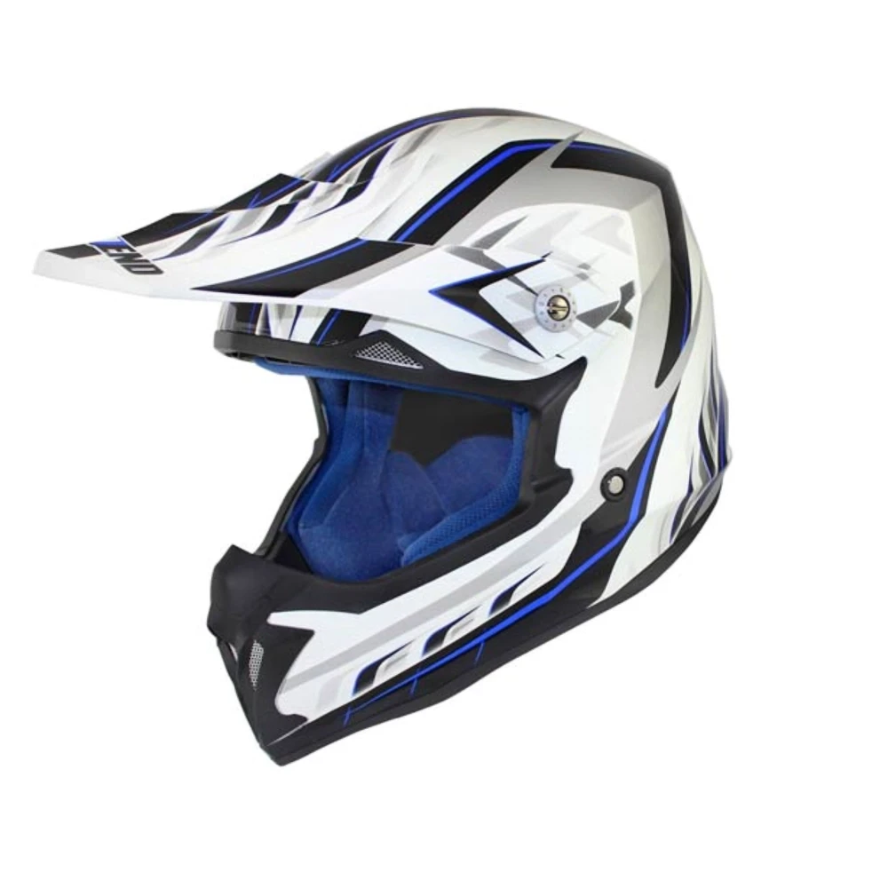 Casque TNT Cross NOEND white-blue XS