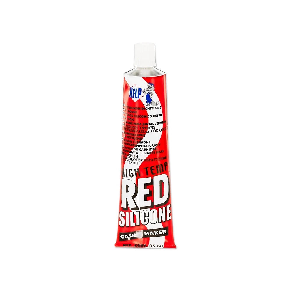 Pâte à joint silicone Super Help -62°C à + 315°C 85ml rouge