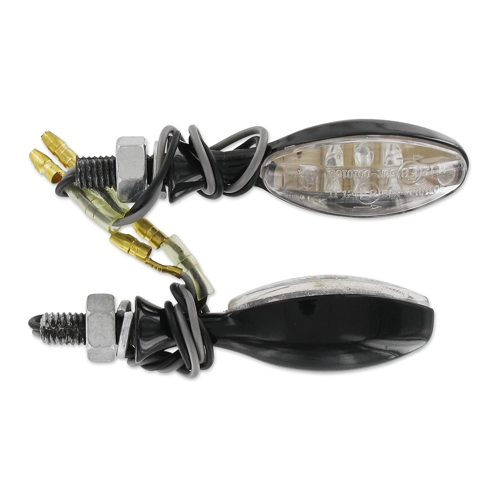 Prs clignotants TNT alu LED noirs CE