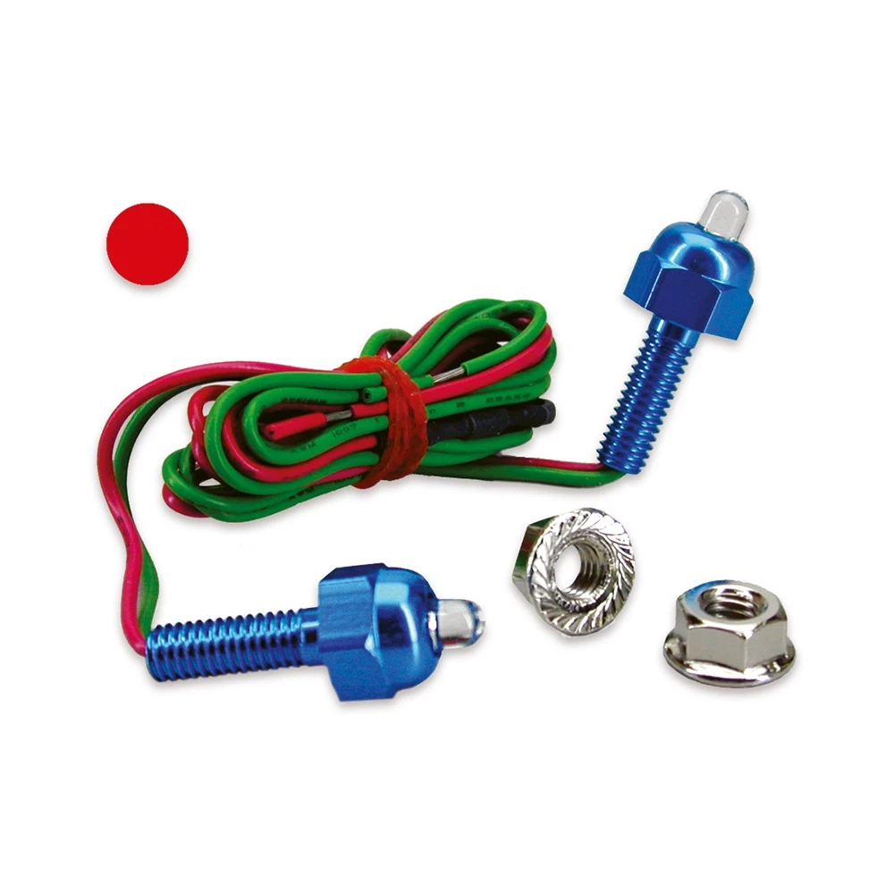 Prs diodes rouges en alu bleu PRIX NET