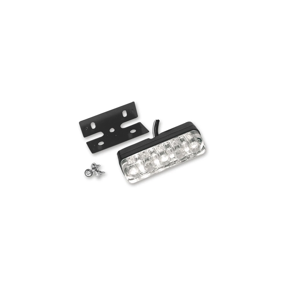 Éclairage de plaque LED HIGHSIDER smart noir à coller CE