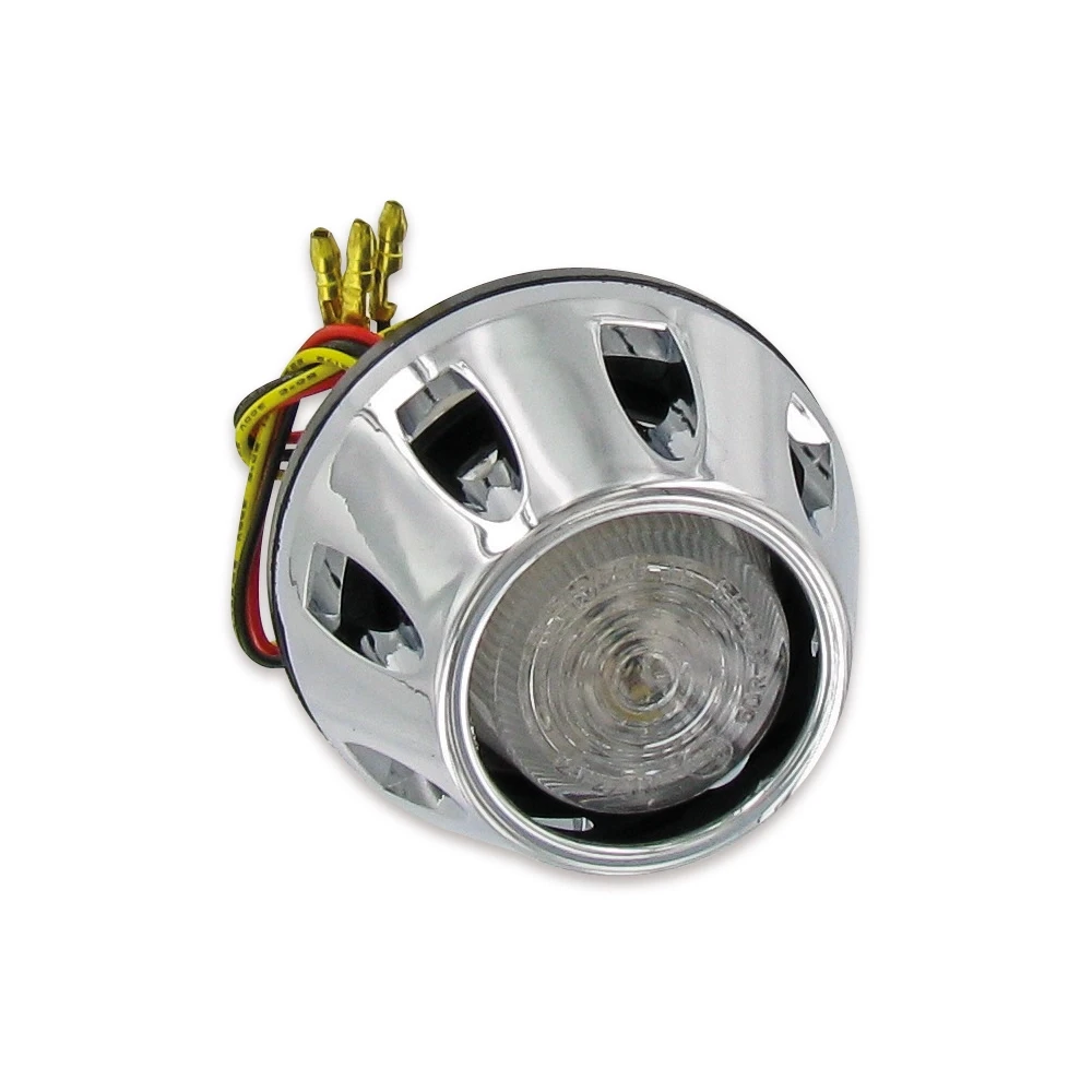 Feu arrière LED Vicma Custom 12V 2/1W chromé CE