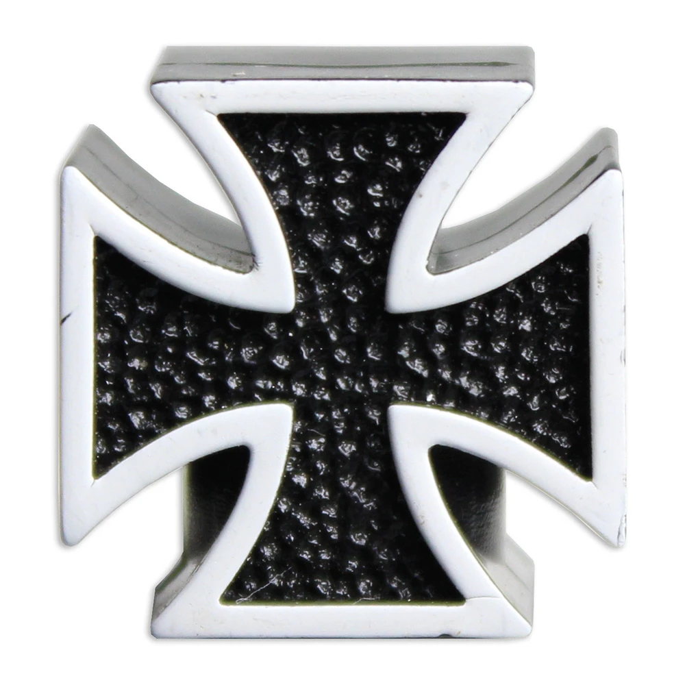 bouchons de valve Iron-Cross noir (2 pcs)