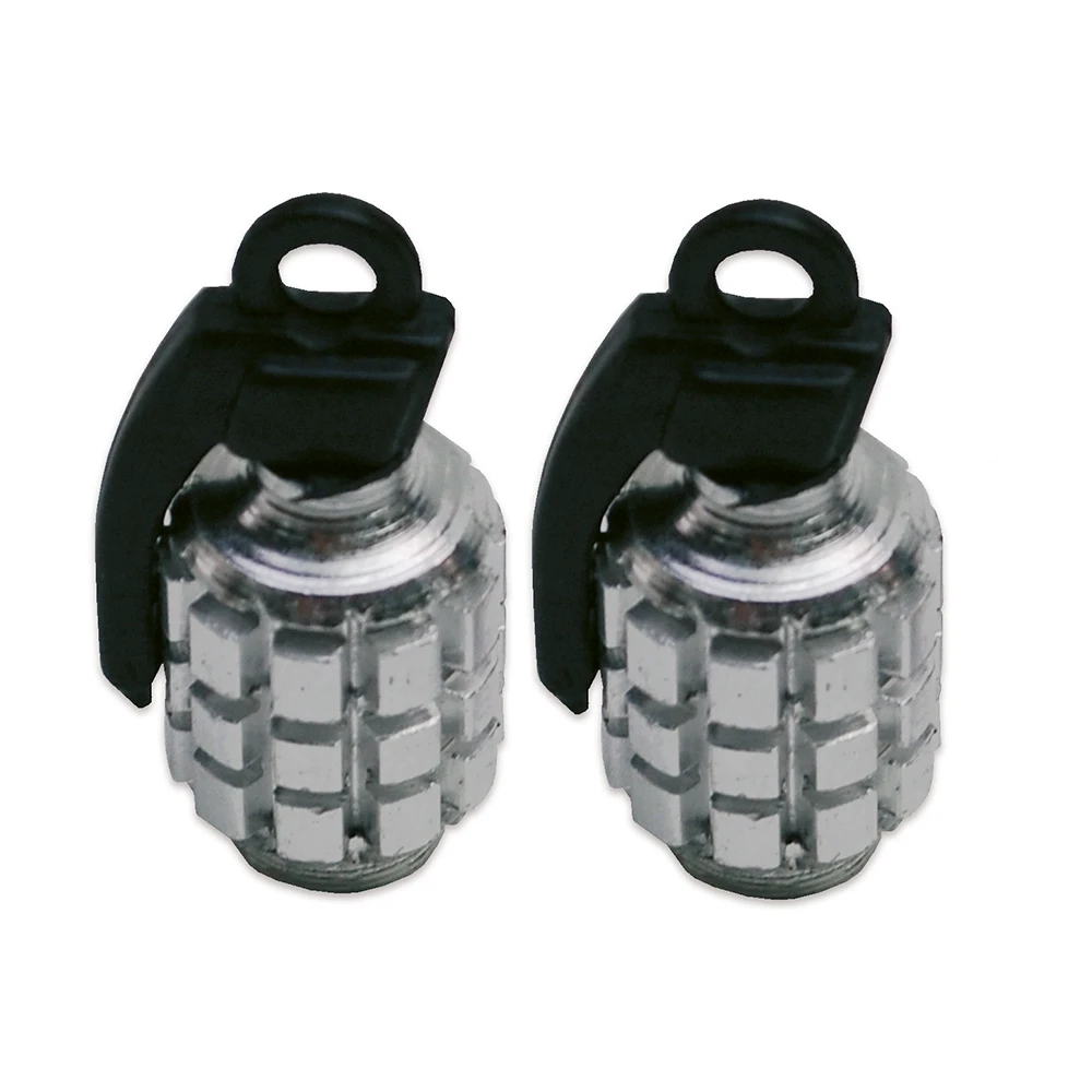Bouchons de valve TNT Granate chromé (2 piéce)