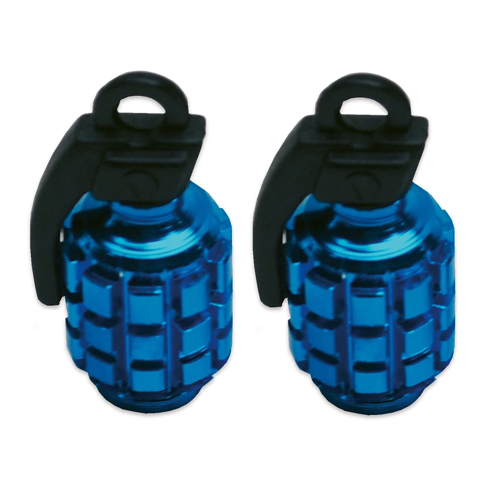 Bouchons de valve TNT Granate bleu (2 piéce)
