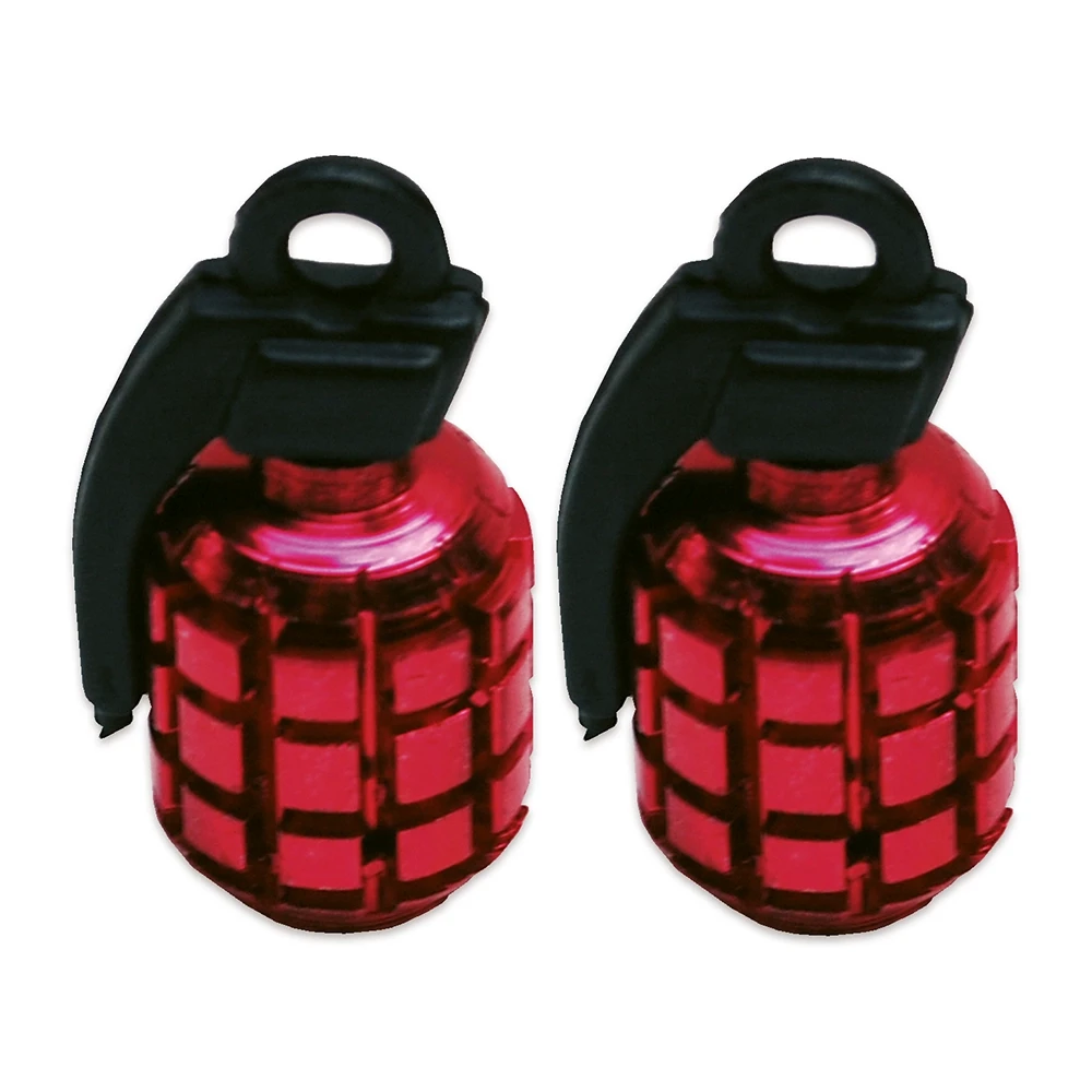 Bouchons de valve TNT Granate rouge (2 piéce)