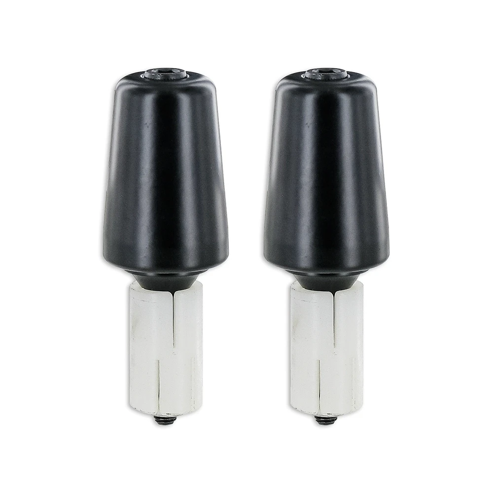 Embouts de guidon Buzzetti acier noir Ø30x44mm