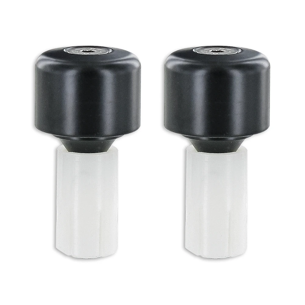 Embouts de guidon Buzzetti acier noir Ø30x22mm