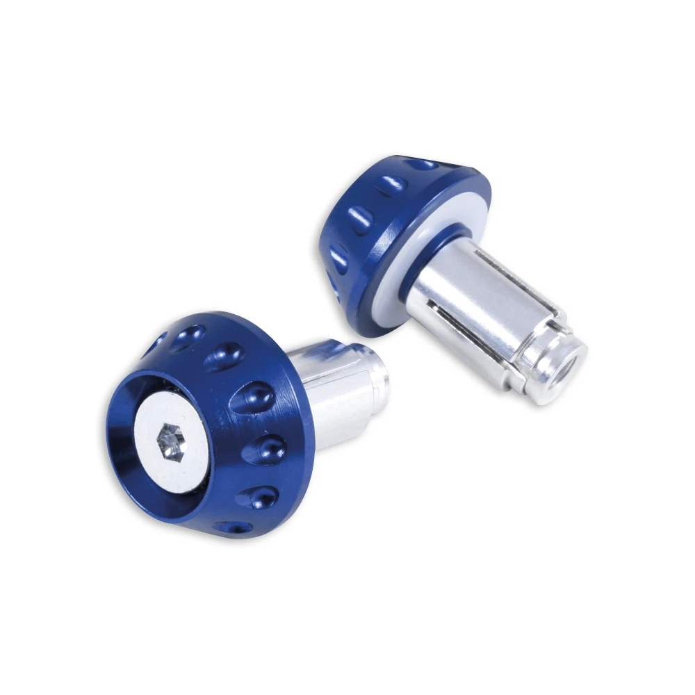 Embouts de guidon Street Fighter alu bleu