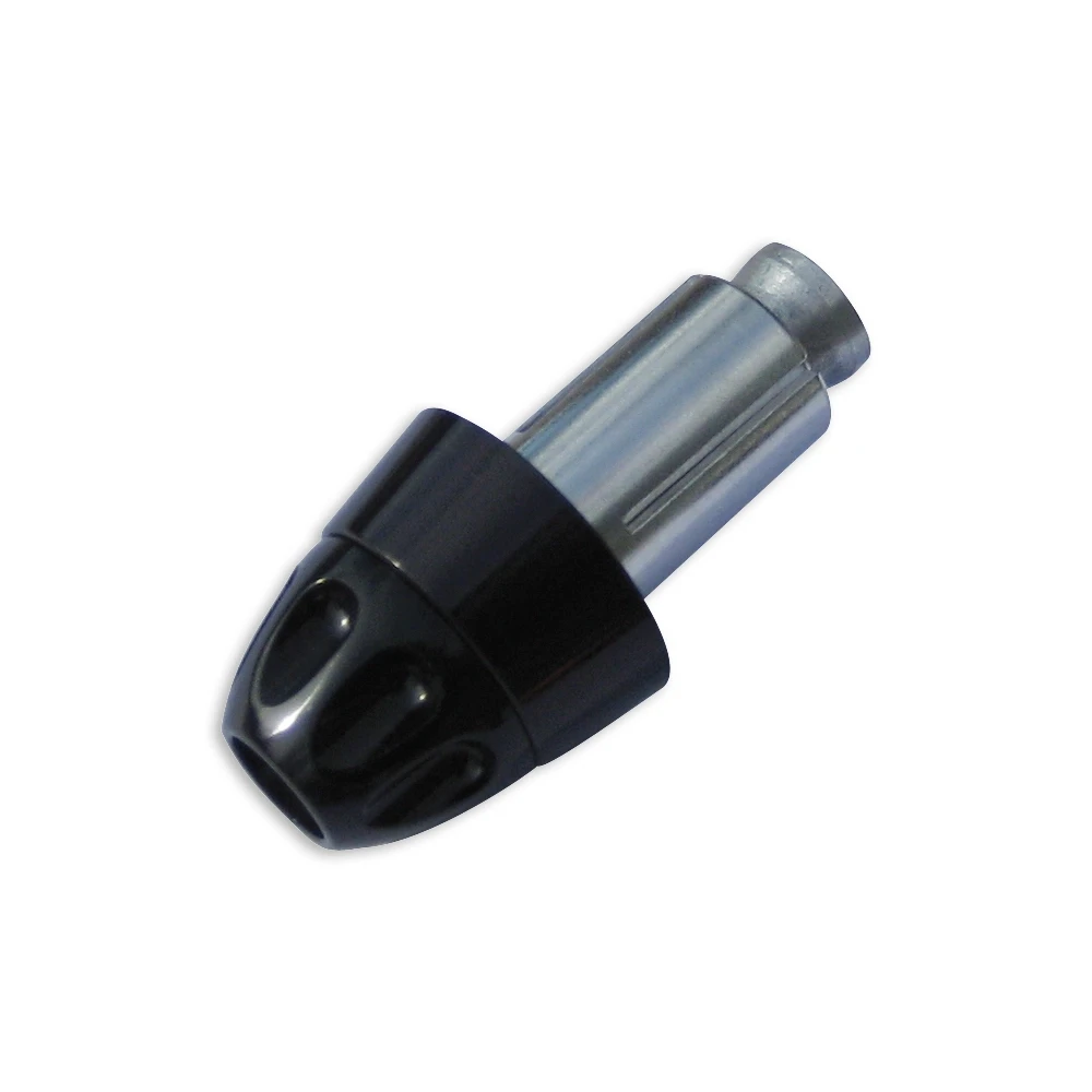 Embouts de guidon Rage alu noir (2 pcs)
