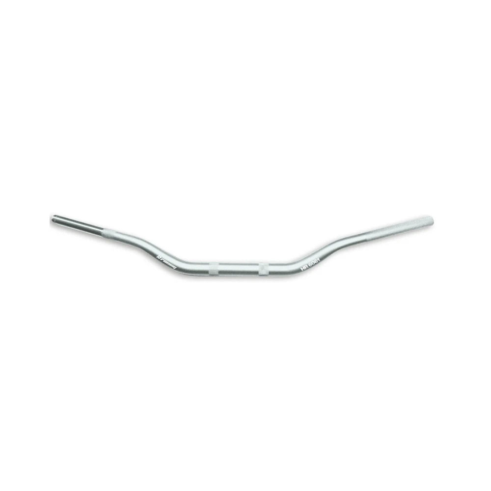 Guidon Rracing MX 28.6mm alu silver 83/135mm KTM/Husqv.