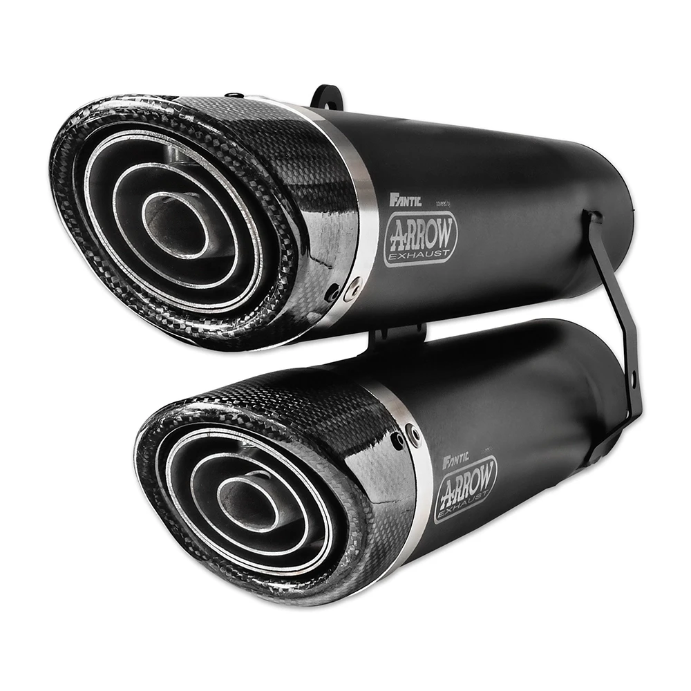 Pots d'échappement ARROW Fantic Caballero 500 noir