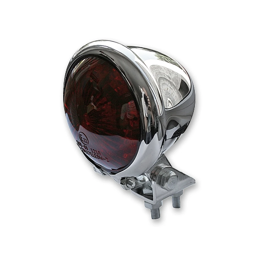 Feu arrière LED SHIN YO BATES STYLE chromé/rouge E-Hom