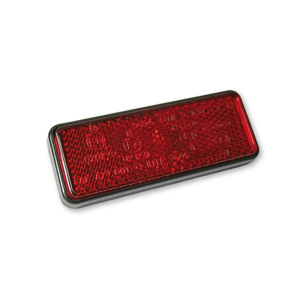 Catadioptre SHIN YO rectangulaire 91.5x36mm rouge,à visser E-Hom