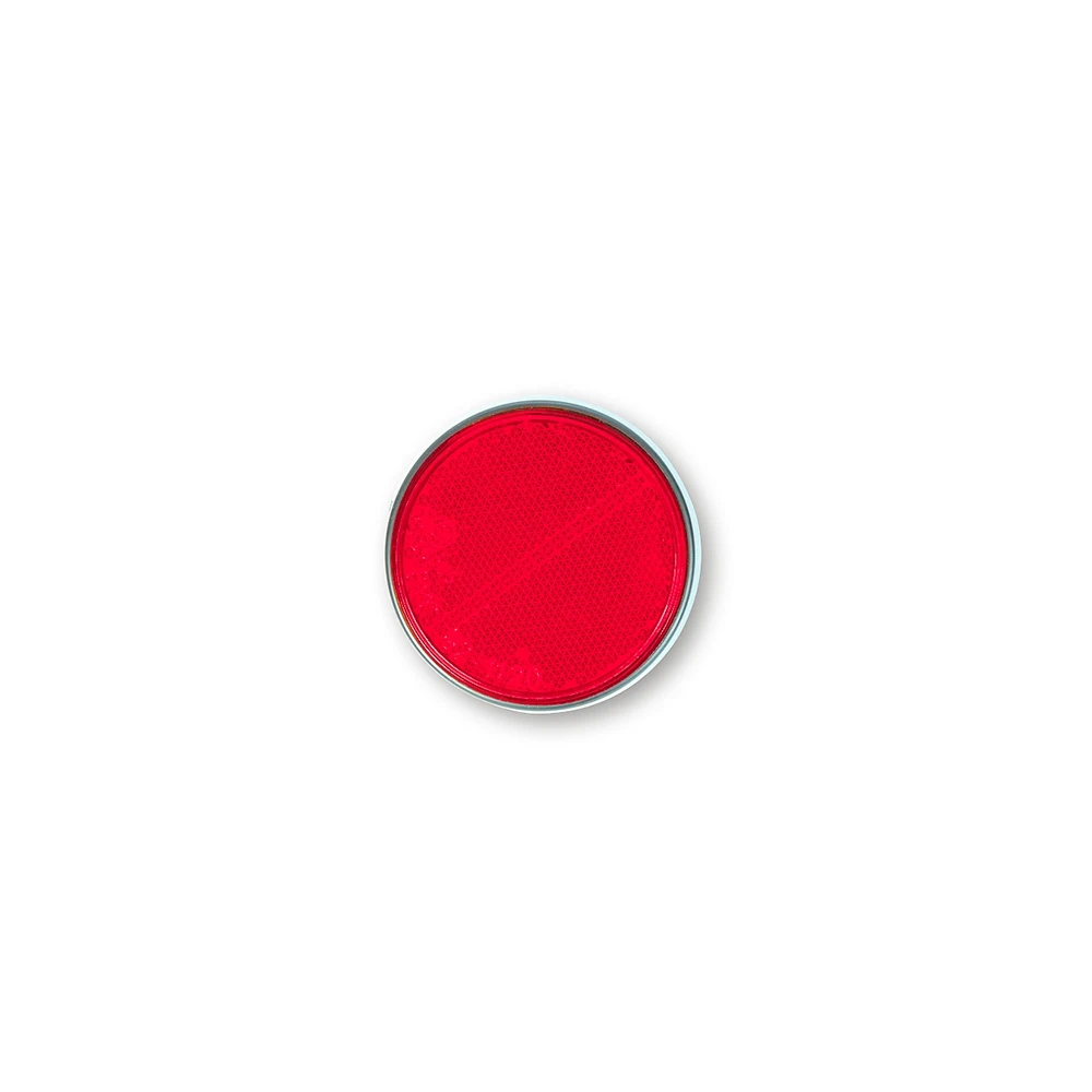 Catadioptre SHIN YO rond Ø60mm rouge, à visser E-Hom