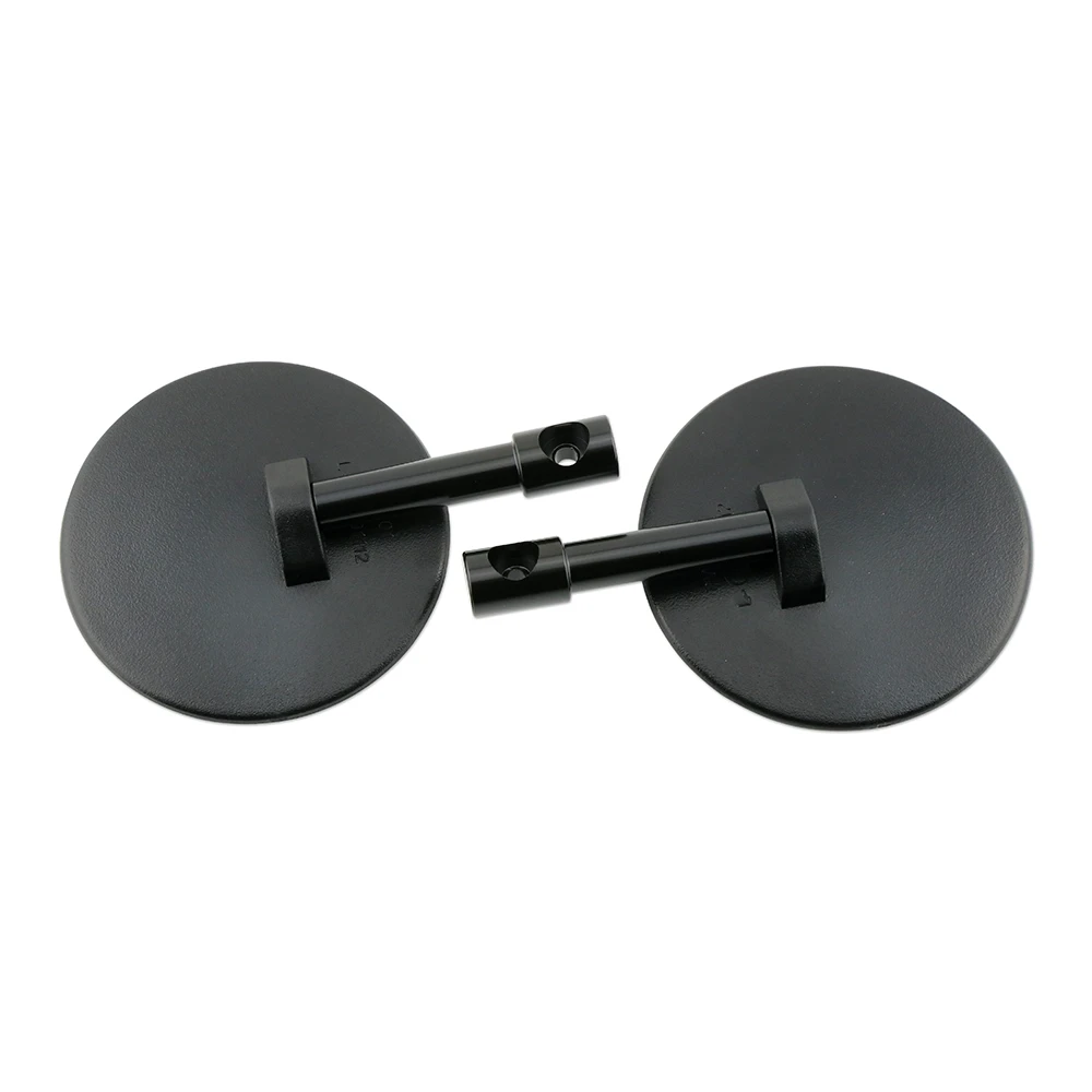 Rétroviseurs embout guidon convexe 1mm HIGHSIDER smart Ø100mm noir (paire) E-Hom