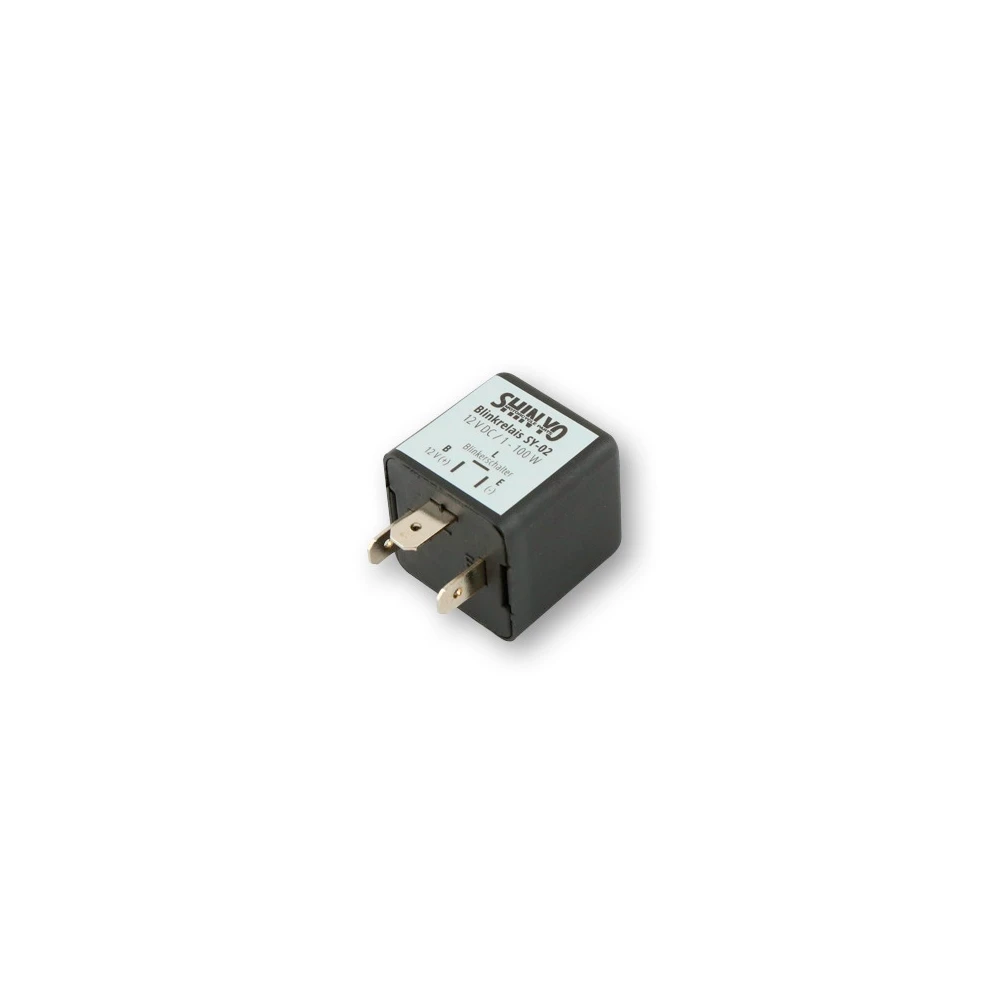 Relais clignotant SHIN YO SY-02, LED, 12V, 1-100 Watt 3 Pin