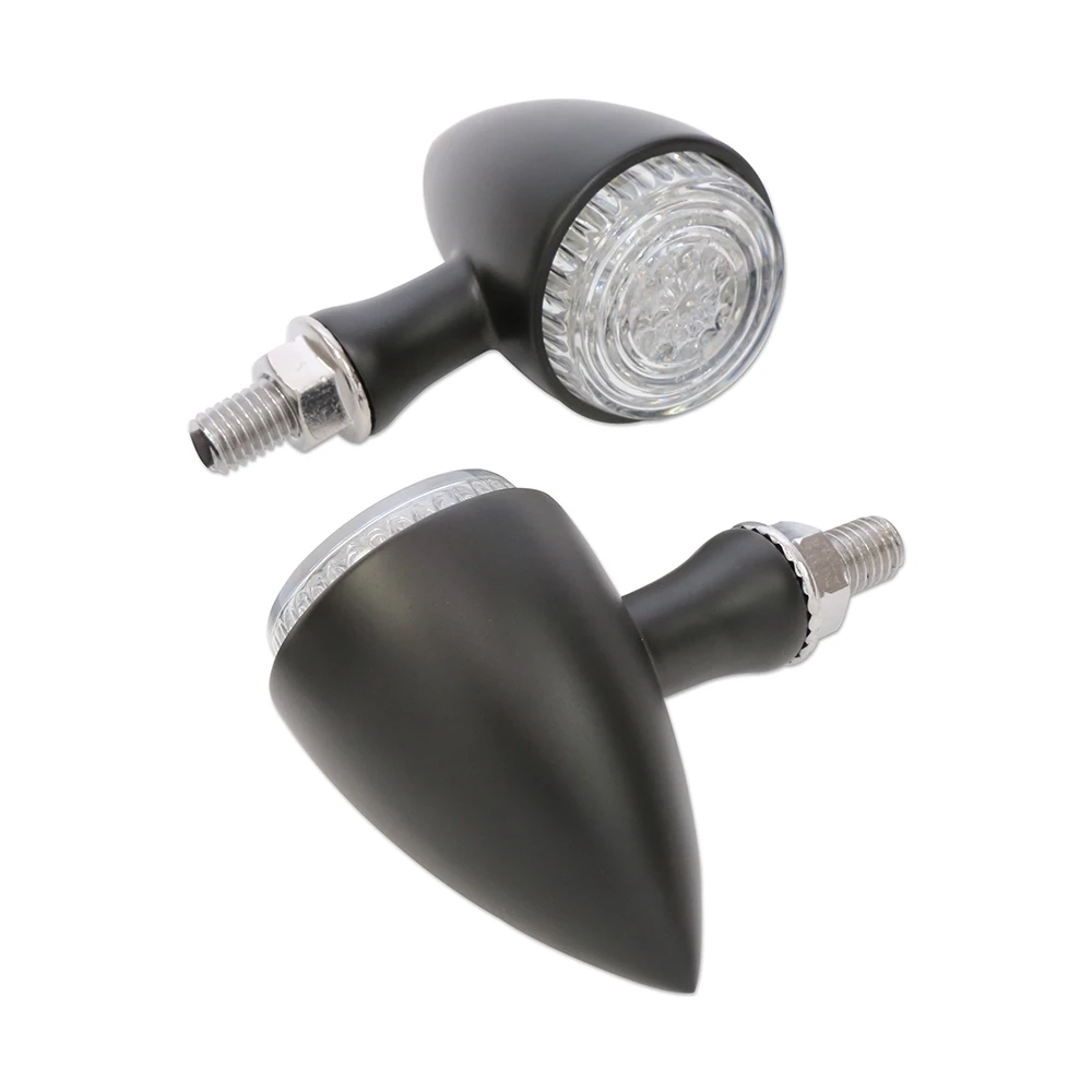 Clignotants LED HIGHSIDER COLORADO noir/transparent E-Hom