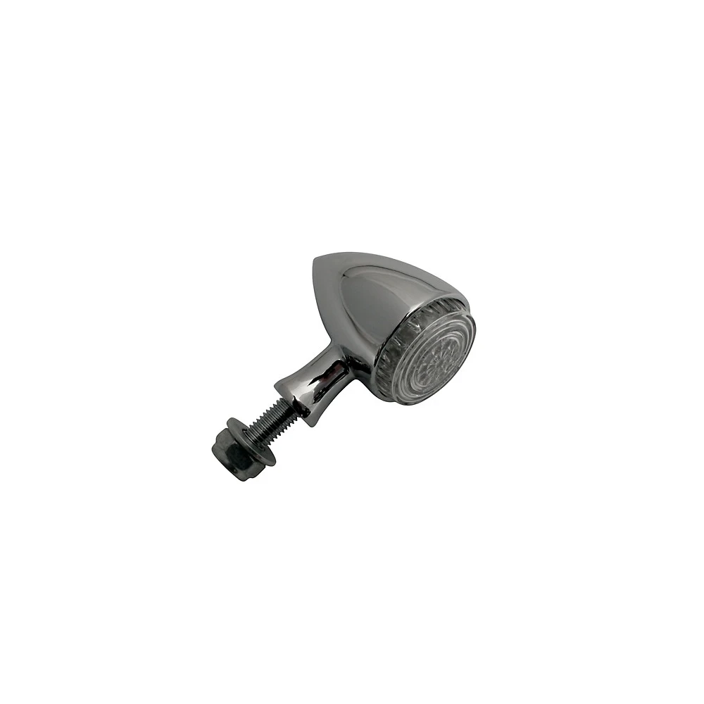 Clignotants LED HIGHSIDER COLORADO chromé/transp. feu arr.E-Hom