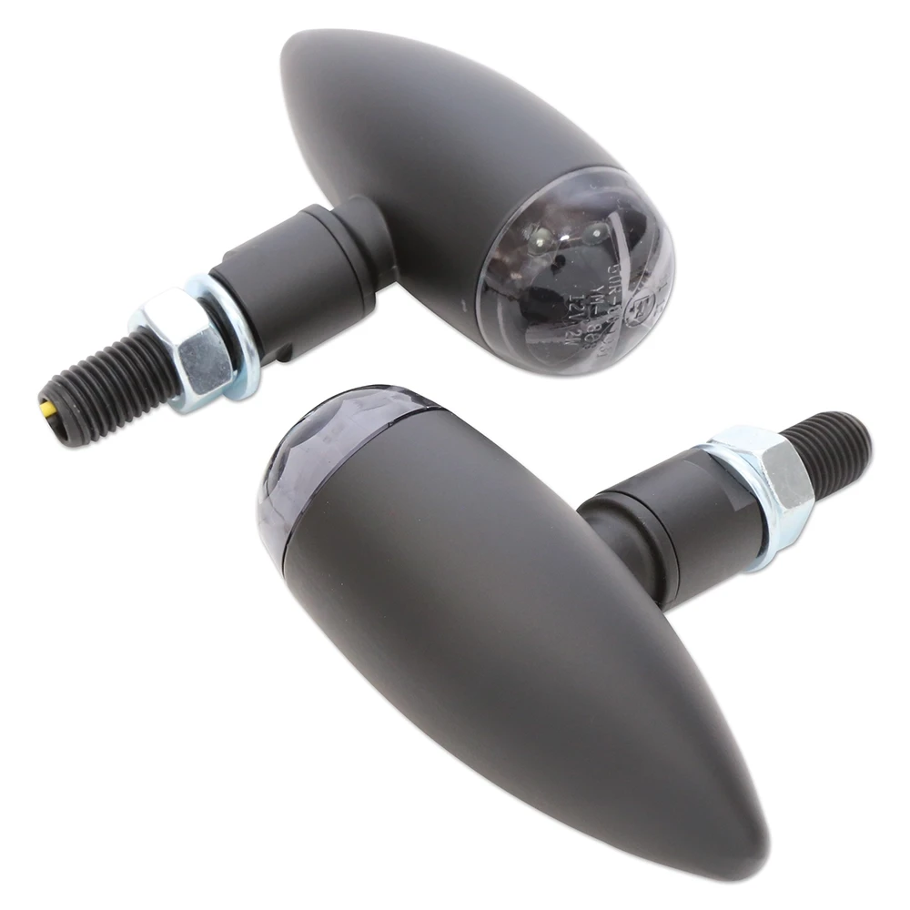 Clignotants LED HIGHSIDER MICRO BULLET noir/fumé E-Hom