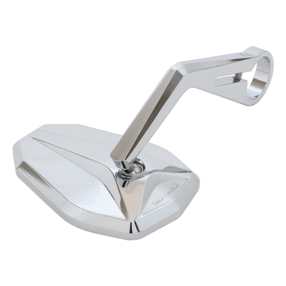 Rétroviseur d'embout guidon HIGHSIDER VICTORY chromé E-Hom