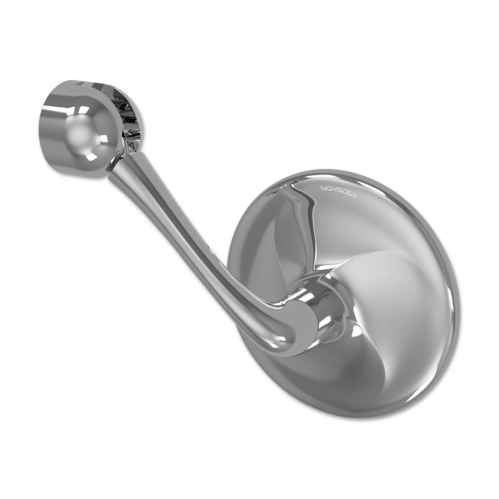 Rétroviseur d'embout guidon HIGHSIDER CLASSIC chromé E-Hom