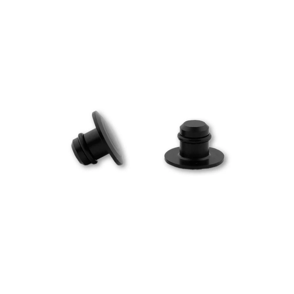 Bouchon HIGHSIDER CNC pour filetage M10 rétroviseurs, noir,paire