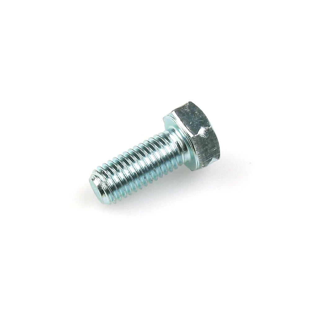 Vis 6pans M7/1 x L 16mm (DIN 933) galvanisé-bleu