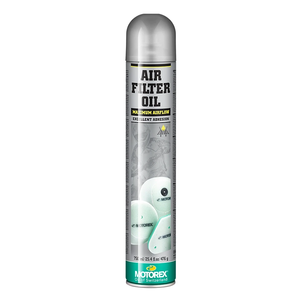 Huile filtre à air spray Motorex OIL SPRAY filtre en mousse 750 ml