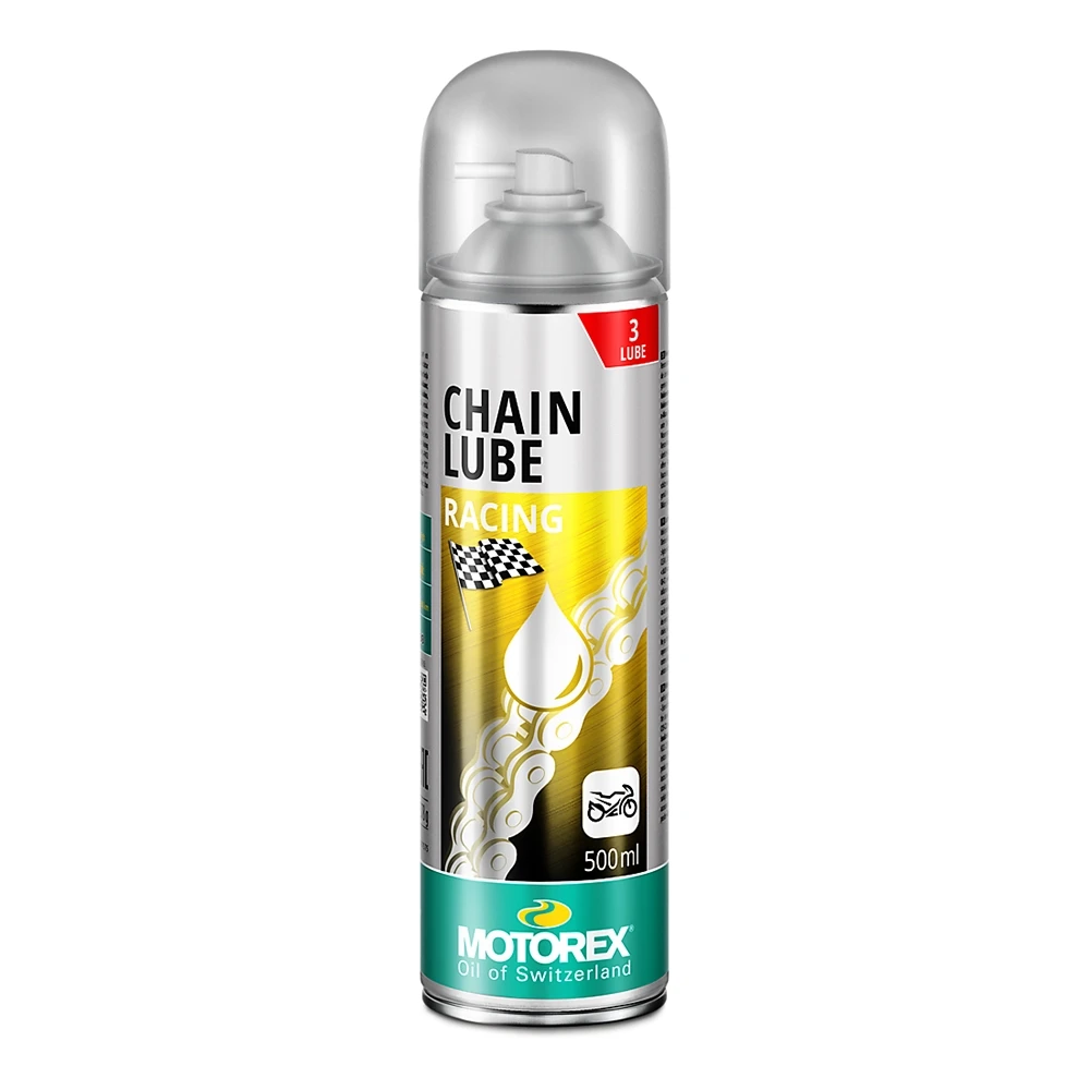 Spray chaîne Motorex CHAIN LUBE RACING avec Teflon 500 ml