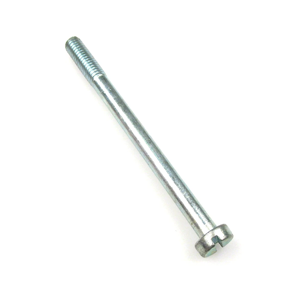 Vis cylindre avec fente M 6/1 x 3.9 x 75mm (DIN 84) galvanisé-bleu