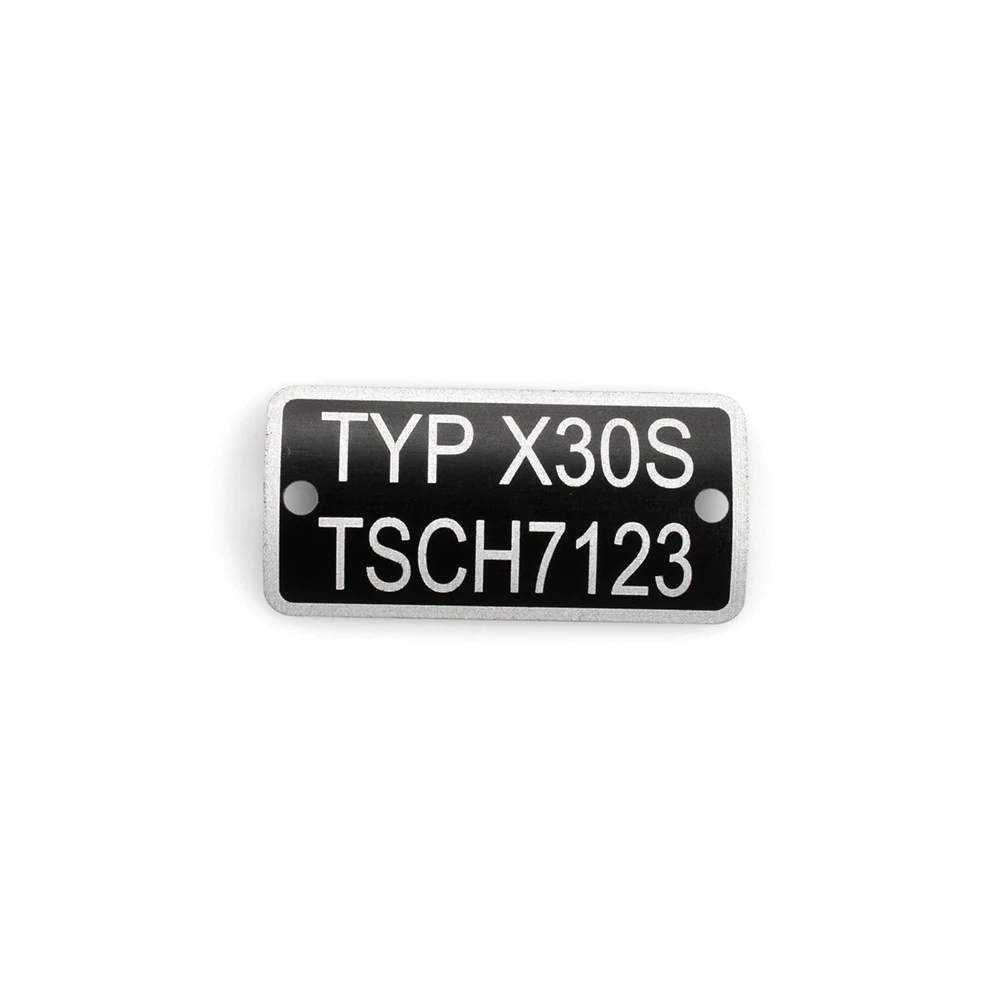 Plaquette d'identification Puch X30S TSCH 7123