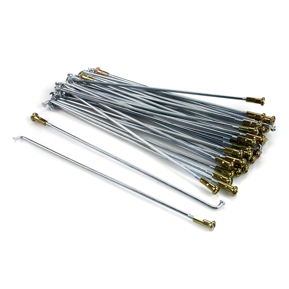 Kit rayons NO NAME (40 pièces) Ø 2.6x208mm raccord en Inox roue 19 pouces Puch