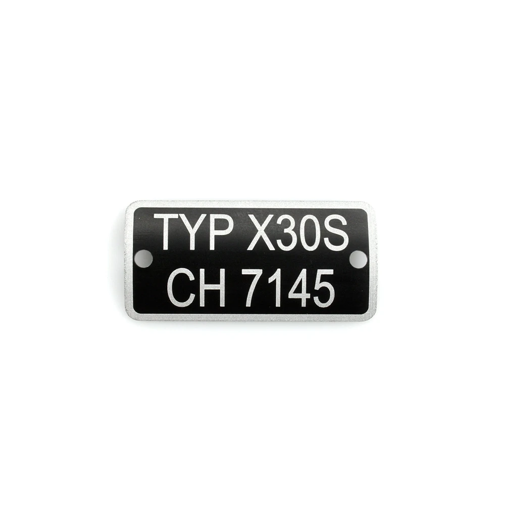 Plaquette d'identification Puch X30S CH 7145