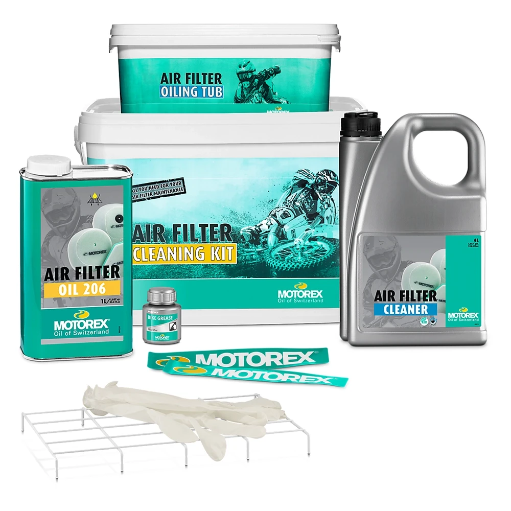 Kit d'entretien filtre à air Motorex AIRFILTER CLEANING KIT nettoyant et huile