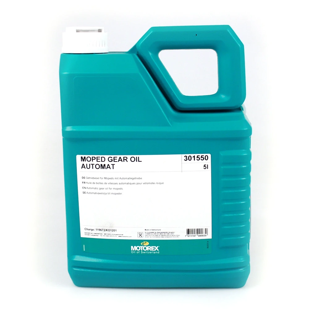 Huile engrenage Motorex GEAR OIL AUTOMAT vélomoteurs 5 L