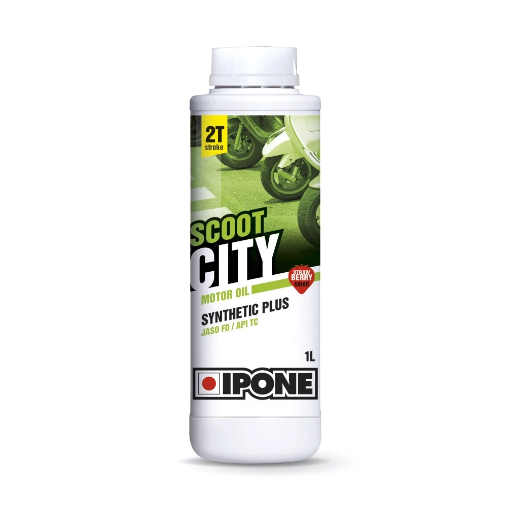 Huile moteur 2-temps IPONE SELF OIL semi-synthétique, parfum fraise (1000ml)