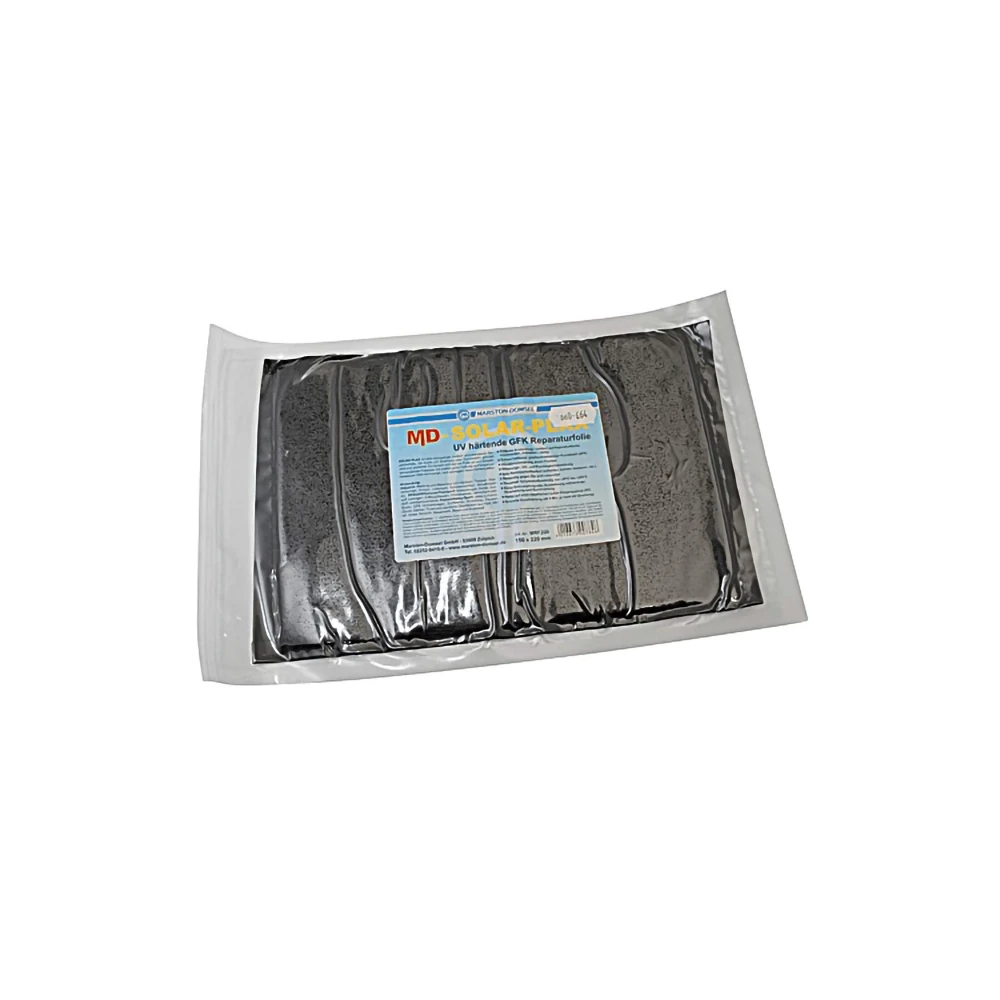 Feuille reparation MD SOLAR-PLAX en GFK durci par UV 150x220mm