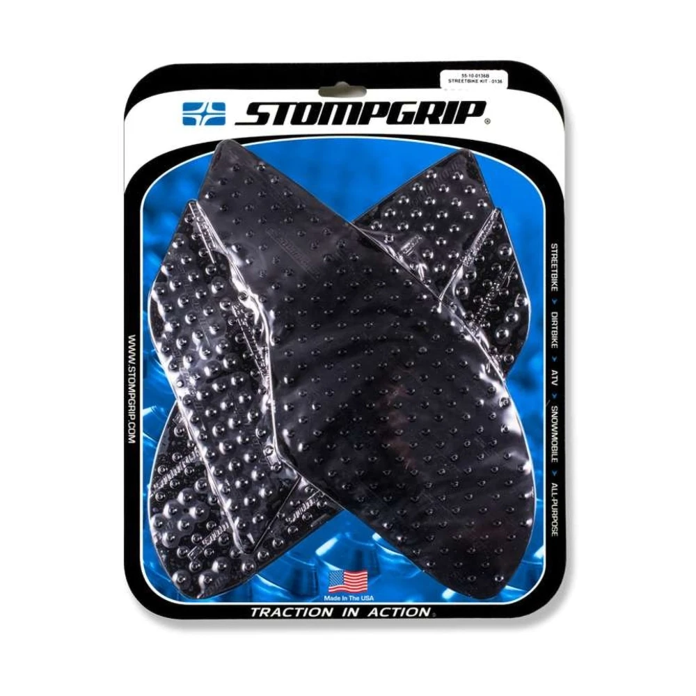 Side-Pad STOMPGRIP POWERSPORTS - VOLCANO  noir Suzuki