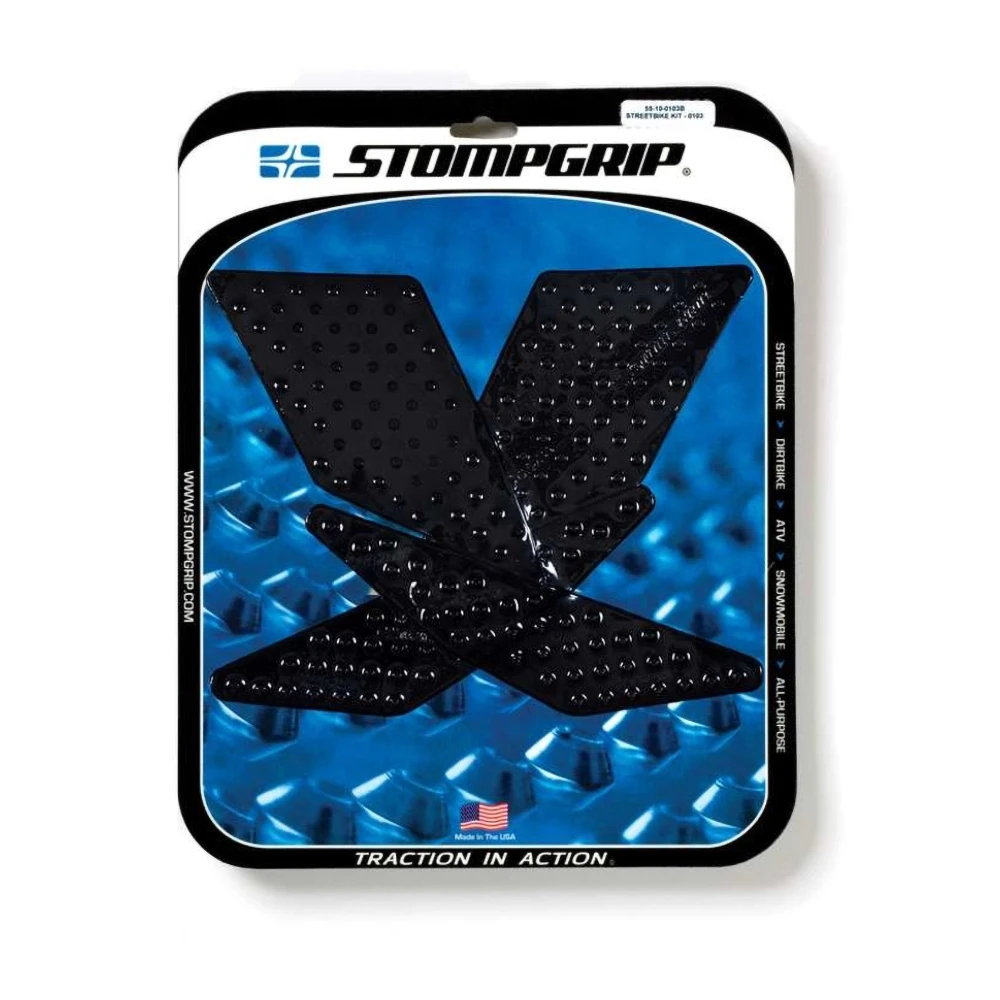 Side-Pad STOMPGRIP POWERSPORTS - VOLCANO  noir Triumph