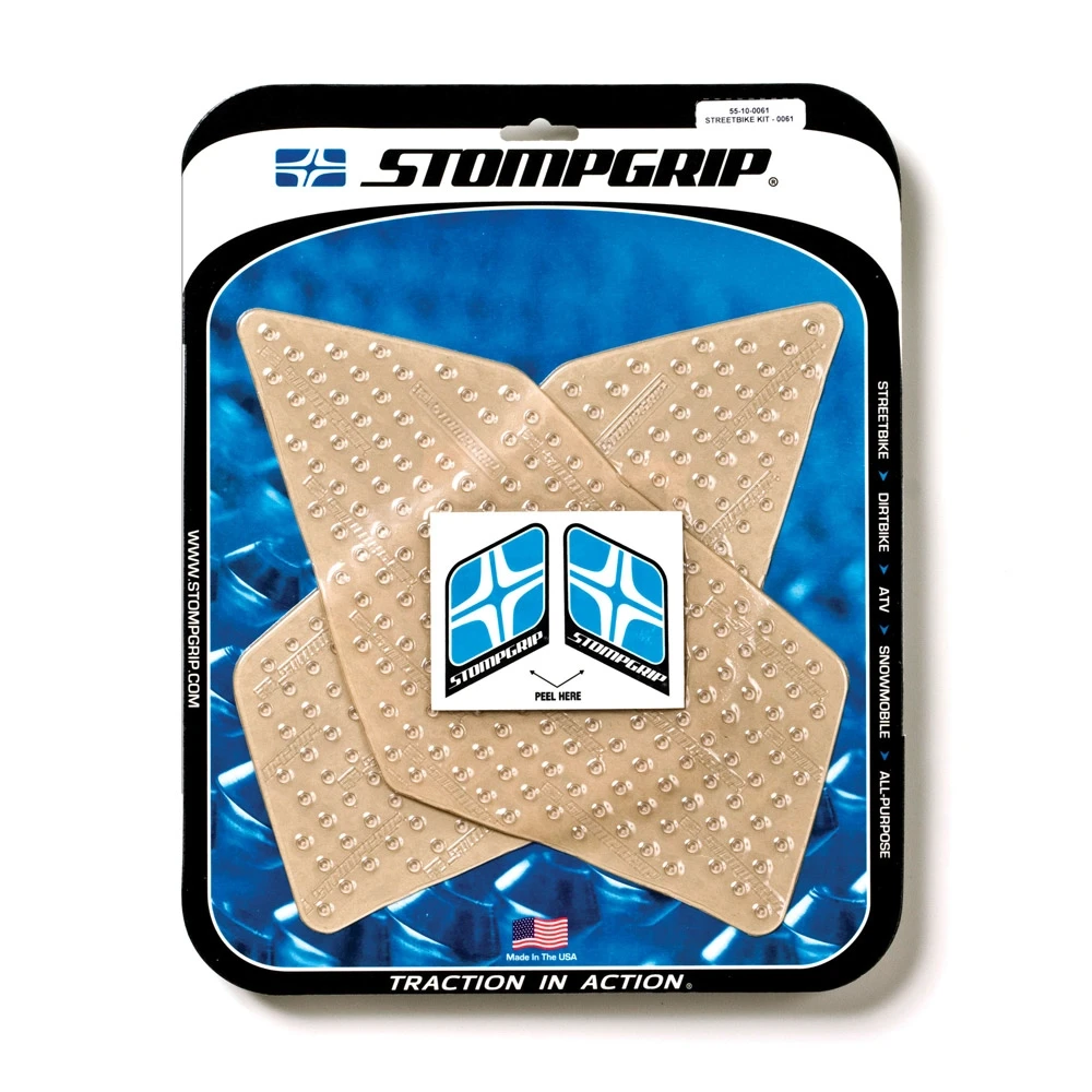 Side-Pad STOMPGRIP POWERSPORTS - VOLCANO transparent KTM