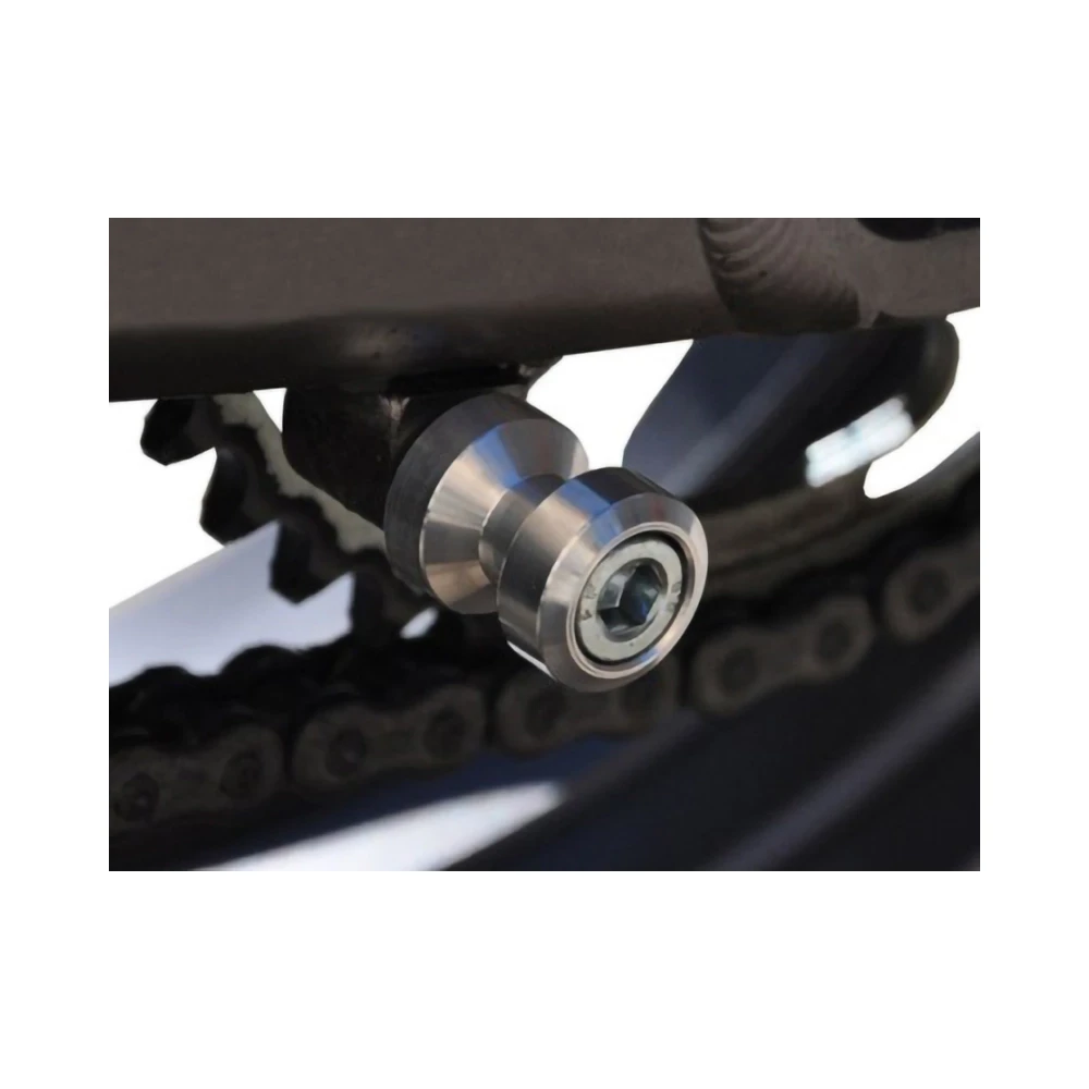 Raccord béquille MP (paire) argenté pour KTM avec filetage M10 x 1.5mm