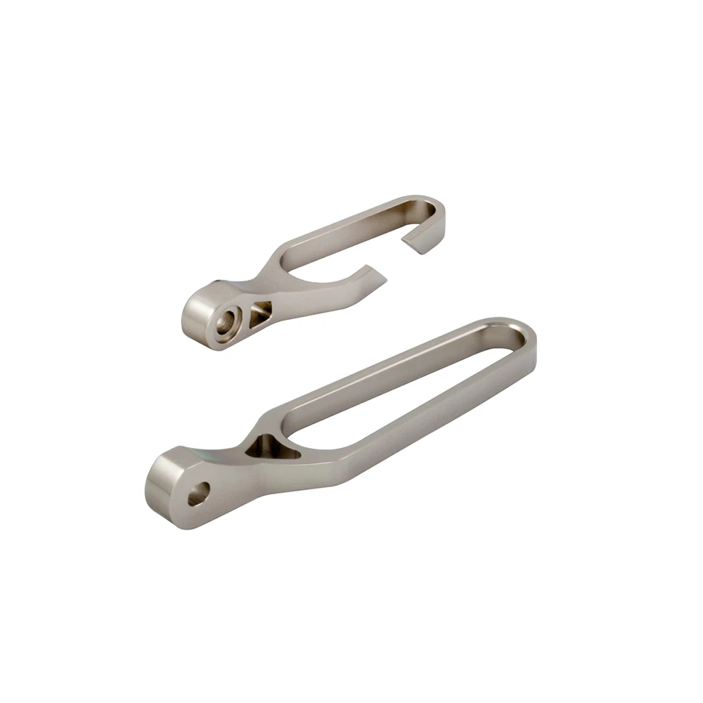 Guide de cables BIKE IT en alu en argenté pour cables longueur 77mm