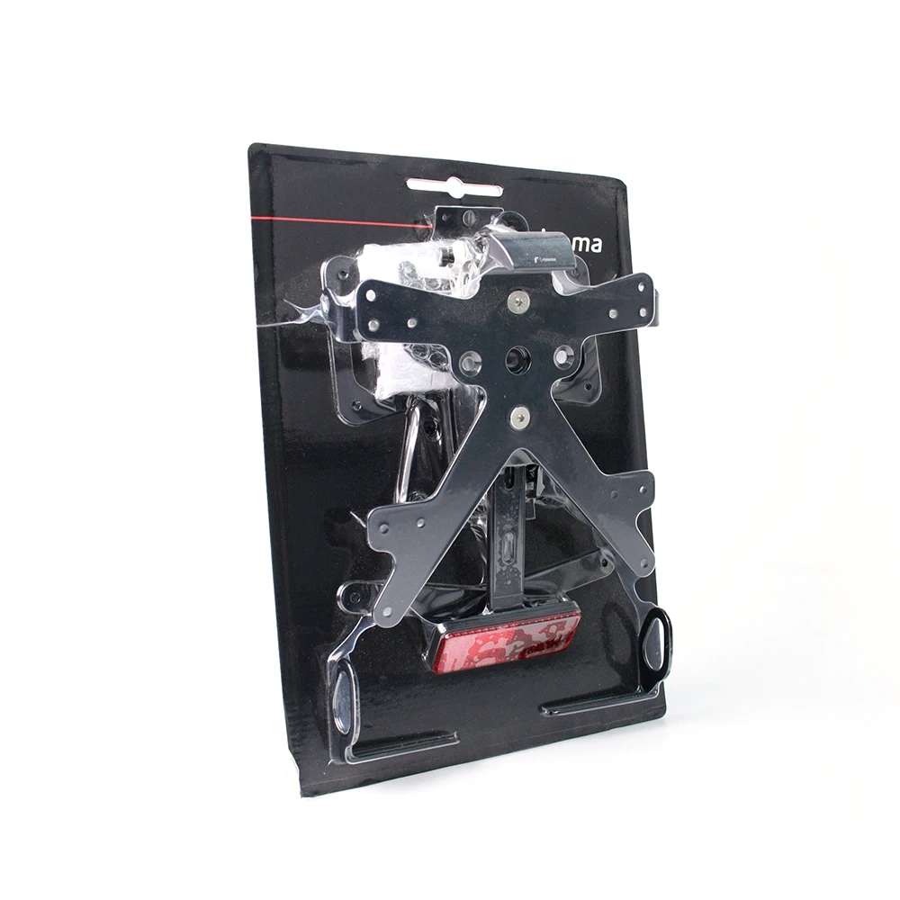 Support plaque RIZOMA FOX noir avec eclairage plaque Yamaha MT-10 2016>